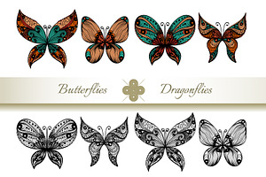 Butterflies And Dragonflies