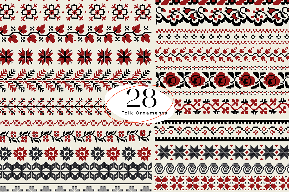 Ukrainian folk set, an Object Graphic by PixelAesthetic (Photo 5 of 12)