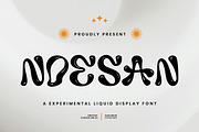 Noesan - Liquid Display Font, a Font by Flawless And Co (Thumbnail 1 of 10)