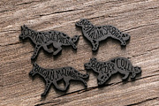 Herding dogs, Sheepdogs Silhouettes, an Animal Illustration by pet design shop (Thumbnail 11 of 13)
