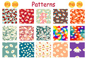 Chamomile Smile Pattern, a Pattern Graphic by Michiru13 (Thumbnail 7 of 22)