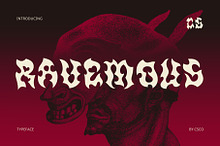 CS Ravemous – Black Metal Font