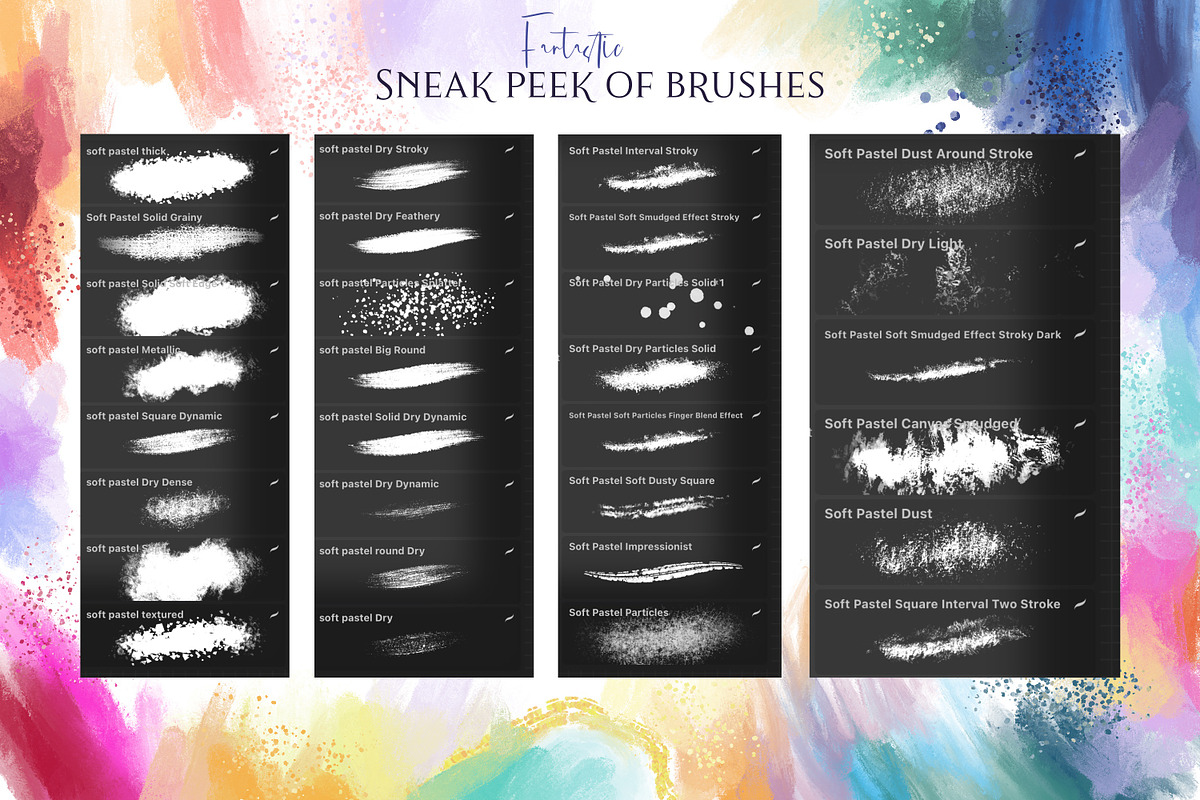 Soft Pastel Procreate Brushes, a Brush Add-On by ArtstudioByKhushbu (Photo 5 of 9)