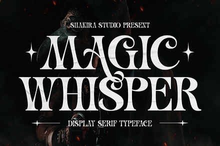 Magic Whisper - Dramatic Serif Font, a Serif Font by Shakira Studio