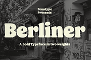 Berliner Typeface, a Serif Font by Fenotype (Thumbnail 1 of 15)