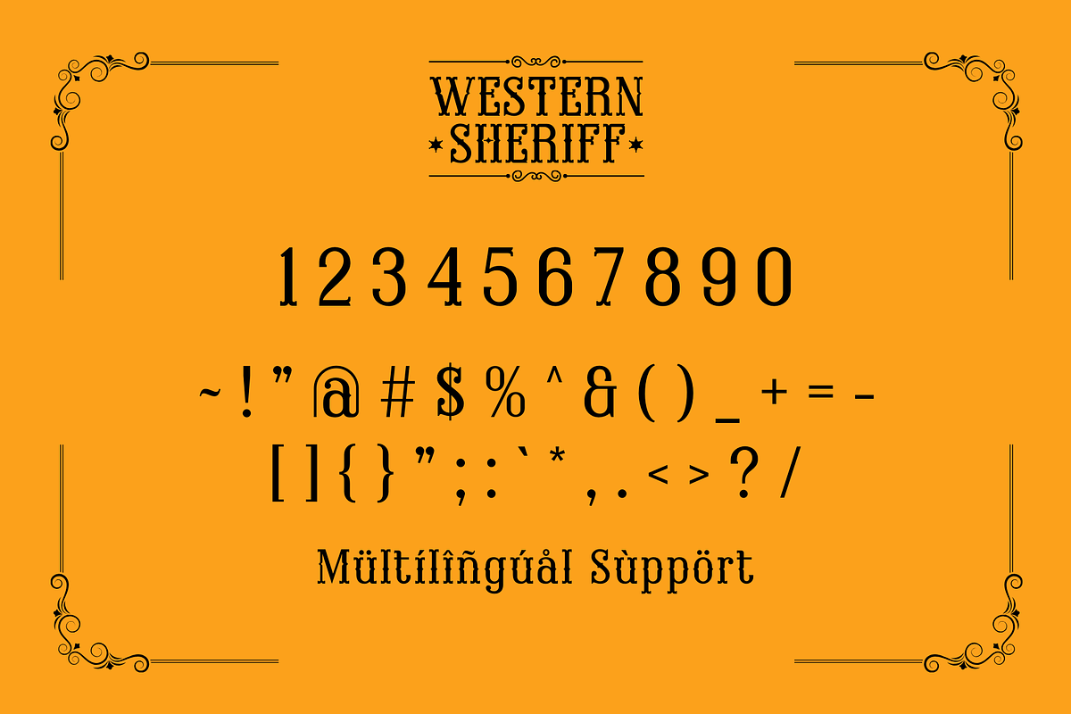 Western Sheriff - Cowboy Font, a Serif Font by Sronstudio (Photo 12 of 12)
