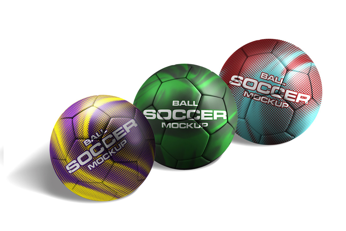 Soccer Ball Mockup, a Product Mockup by Jiwstudio (Photo 3 of 5)
