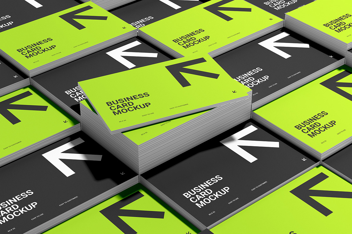 Landscape Business Card Mockup, an Advertising Mockup by Rizky Audymas (Photo 7 of 7)