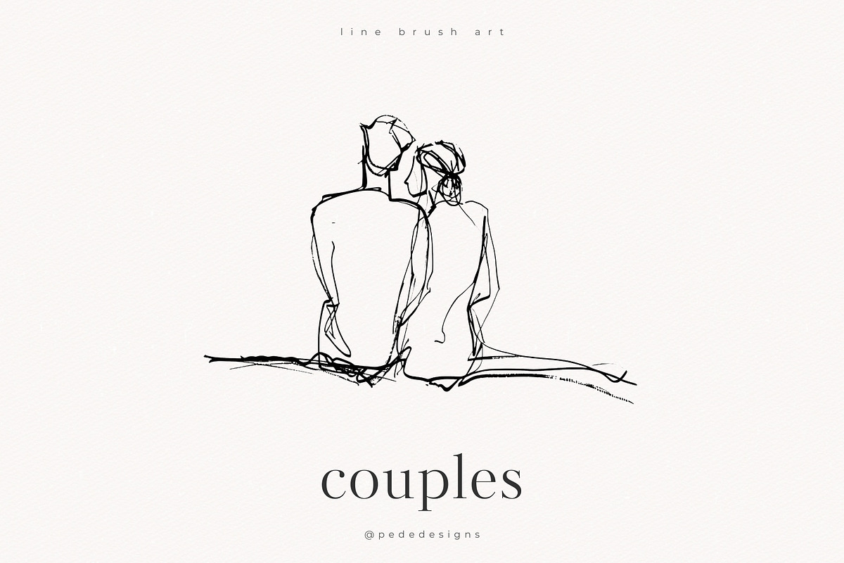 Couples Drawings, a Person Illustration by PeDe Designs (Photo 4 of 6)