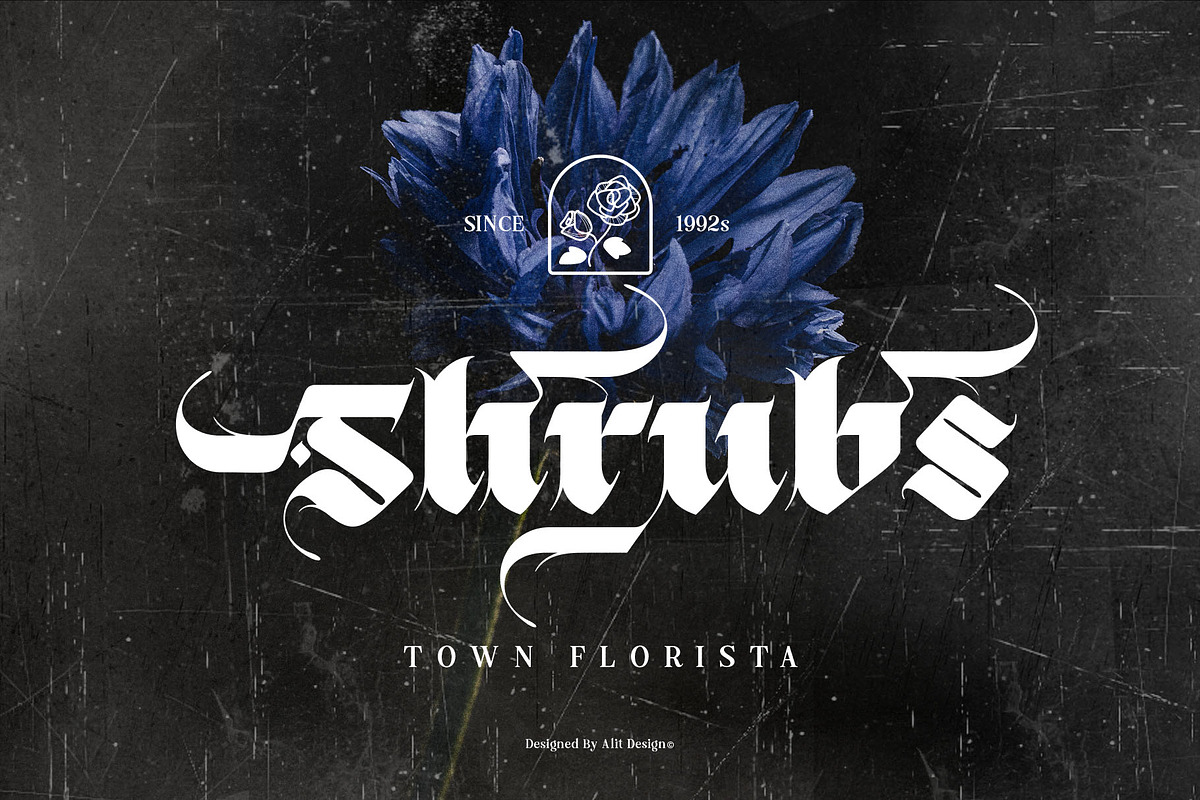 Black Obesity Blackletter Font, a Blackletter Font by alit design (Photo 6 of 17)