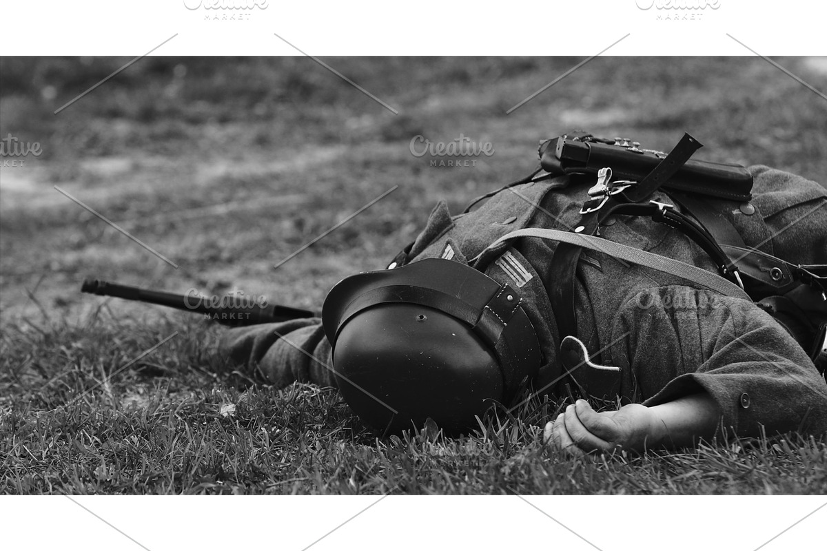 Close Up View On Re-enactor Dressed, a Graphic by Our Amazing World (Photo 1 of 2)