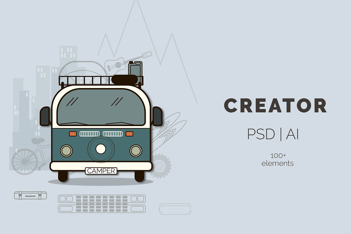 Camper Van Creator, an Illustration by lokfrid (Photo 1 of 7)