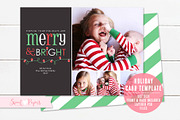 Holiday Photo Card Template, a Card Template by Sweet Papers (Thumbnail 4 of 4)