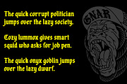 GNAR, a Blackletter Font by Loudoun Design Co. (Thumbnail 4 of 6)