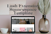 PureLash Studio Squarespace Template, a Squarespace Template by Lumina Alchemy (Thumbnail 1 of 7)