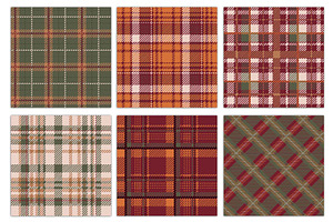 Autumn Plaid Digital Paper