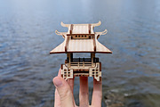 Asian Plant House - Laser Cut File, an Object Graphic by VectorPainter (Thumbnail 9 of 15)