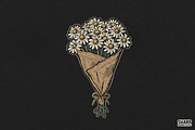 Vintage Daisy Bouquet Wrapped In, an Object Graphic by SharpMarketplace (Thumbnail 2 of 5)