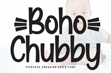 Boho Chubby | Script Font