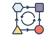 Transform change color icon, an Icon by Creative priyanka
