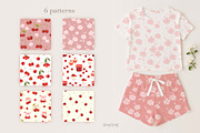 Watercolor Cherry and Bow Clipart, a Food Illustration by ArtGiftsStudio (Thumbnail 3 of 6)