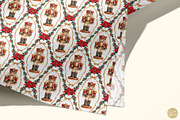 Vintage Christmas Painted Patterns 2, a Pattern Graphic by Euonia Meraki (Thumbnail 4 of 6)