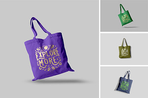 Realistic Tote Bag Mockup PSD, a Merchandise Mockup by MA-KING_ART