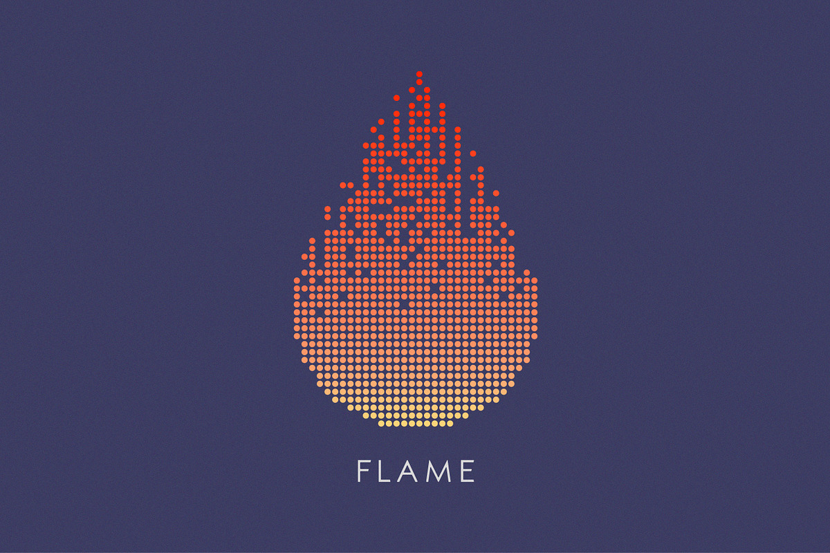 Flame Logo, a Branding & Logo Template by Michael Rayback Design