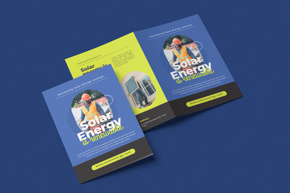 Solar Energy Bifold Brochure, a Brochure Template by Esensifiksi.studio (Photo 2 of 3)
