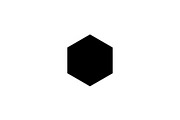 Minimal Hexagon Geometric Logo, an Icon by hafijul (Thumbnail 4 of 10)
