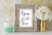 Rustic Styled Frame Mockup, a Print Template by Gorgeous Graphics (Thumbnail 2 of 2)
