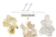 Watercolor Leaves & Washes, an Illustration by Feather Grace Designs (Thumbnail 9 of 11)