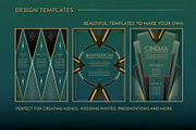 Art Deco Design Templates Vol 2, a Decorative Illustration by Wingsart Studio (Thumbnail 2 of 4)