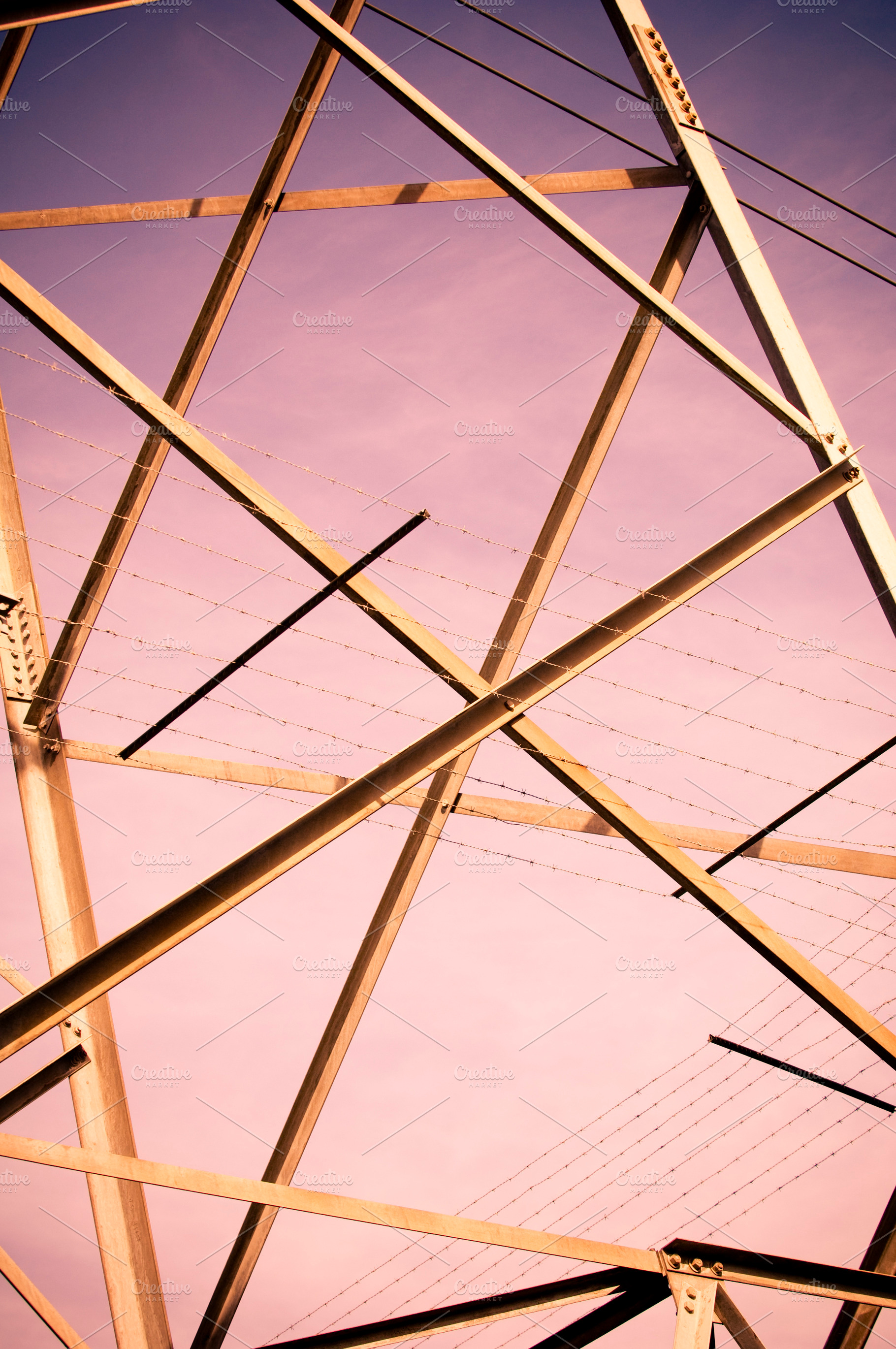Power Lines Abstract, an Industrial Photo by THP Creative
