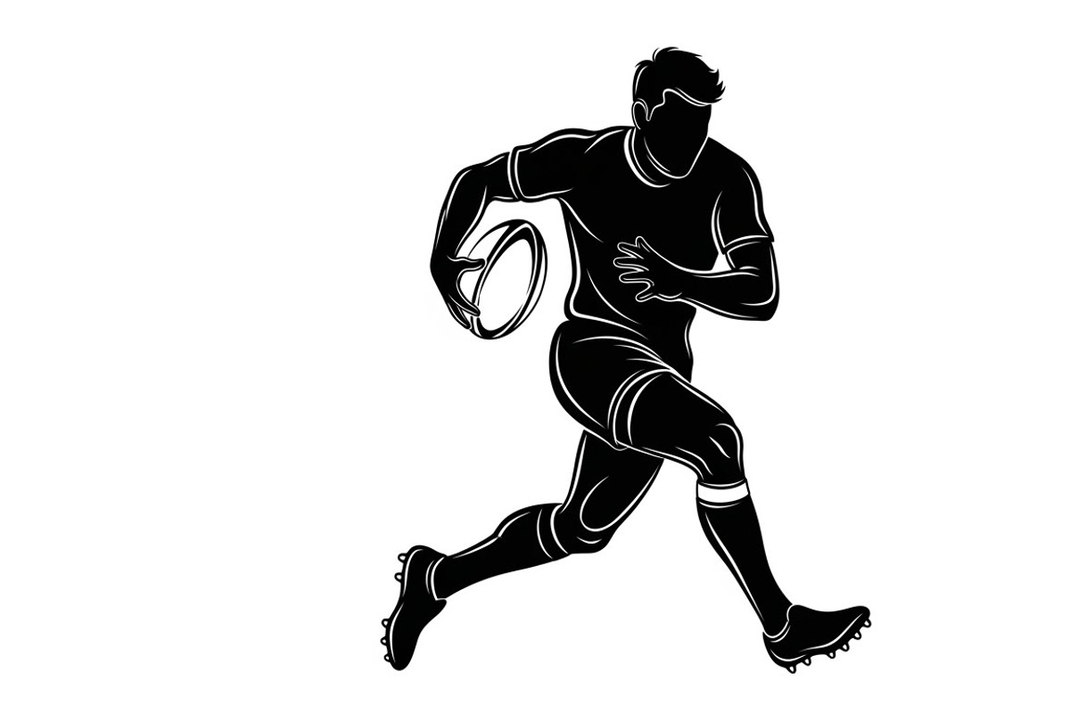 Rugby Player Silhouette Pack, an Illustration by Amazin_art (Photo 12 of 31)