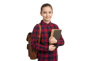 Girl With School Bag, a School & Education Photo by CREATIVEDEF