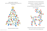 Christmas Lights PNG, a Seasonal Illustration by Markicha Art (Thumbnail 2 of 6)