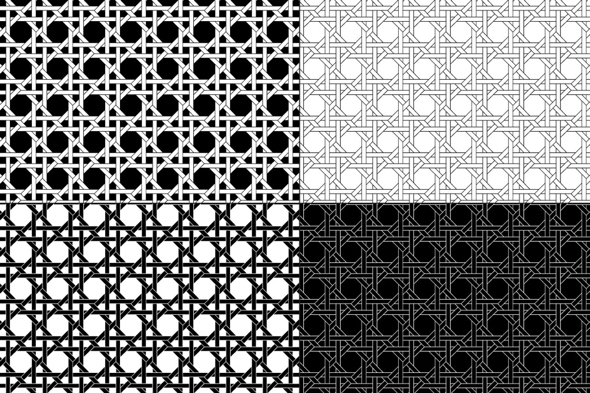 Classic Caning Lattice Patterns, a Pattern Graphic by Melissa Held Designs (Photo 2 of 4)
