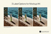 5 Poolside Cosmetic Bottle Mockups, a Packaging Mockup by Frills Images (Thumbnail 6 of 7)