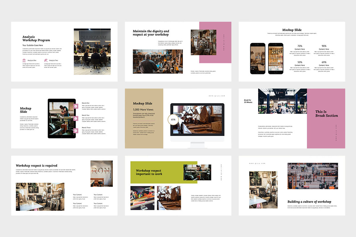 Qila : Workshop Google Slides, a Presentation Template by Punkl Camp (Photo 3 of 9)