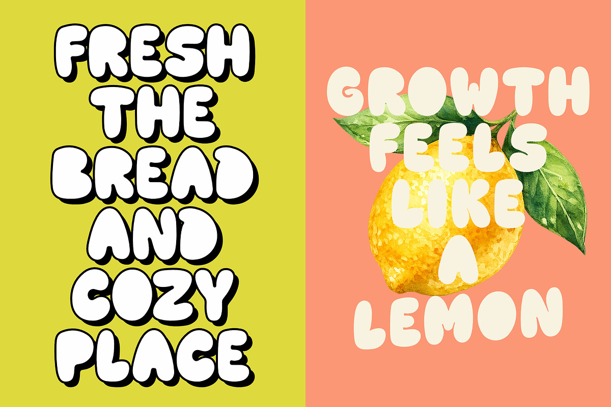 Dough Nougat, a Sans Serif Font by Modikstype (Photo 7 of 8)