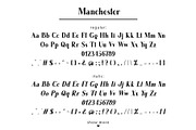Manchester. Serif family, a Serif Font by Luxfont (Thumbnail 7 of 9)