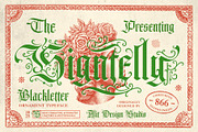 Signtelly Typeface, a Blackletter Font by alit design (Thumbnail 1 of 20)
