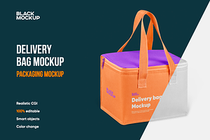Delivery Bag Mockup
