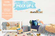 Kids Room Wall/Frame Mock Up 6, a Print Template by Whimsicality (Thumbnail 1 of 4)