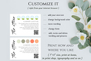 Wedding party QR attire card, a Card Template by EvaTemplates (Thumbnail 3 of 6)