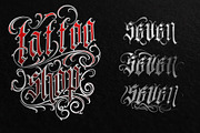 SINNERS FONT + Decorative bonus, a Blackletter Font by dansdesign (Thumbnail 6 of 6)
