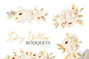 Watercolor flower - Dry Yellow, an Illustration by Beigetime (Thumbnail 3 of 9)