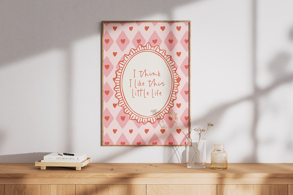 Whimsical Love Frames and Bows, an Object Graphic by DesignThatMatters (Photo 2 of 11)