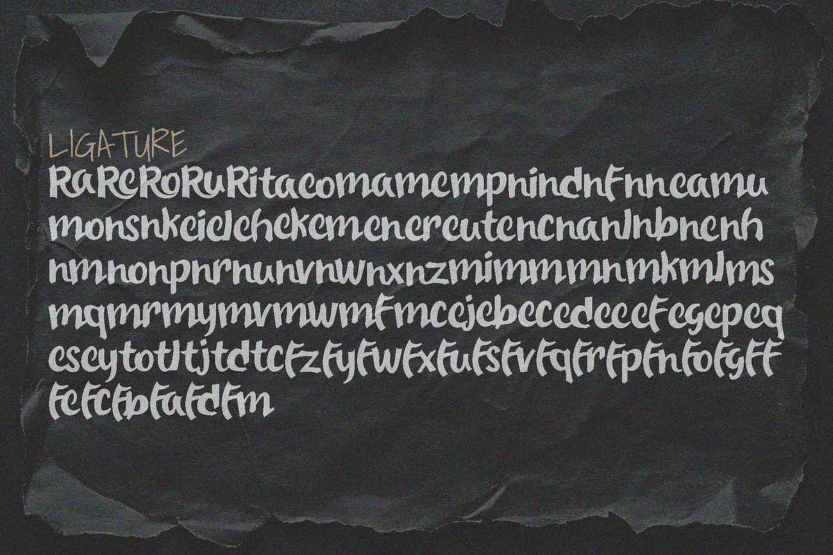 Weoqios Vintage Font, a Handwritten Font by Erifqizefont (Photo 10 of 11)